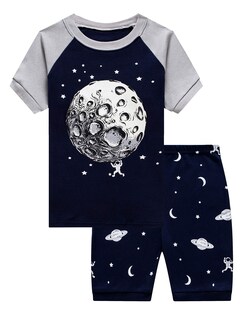 Foto 1 | Foto 1 | Conjunto De Pijama Family Feeling Glow In The Dark Space Moon 4t - Venta Internacional.