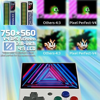 Foto 3 | Foto 3 | Consola De Juegos Portátil Fingerevo Miyoo Mini V4 Con Funda Blanca - Venta Internacional.