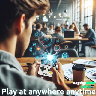 Foto 4 | Foto 4 | Consola De Juegos Portátil Fingerevo Miyoo Mini V4 Con Funda Blanca - Venta Internacional.