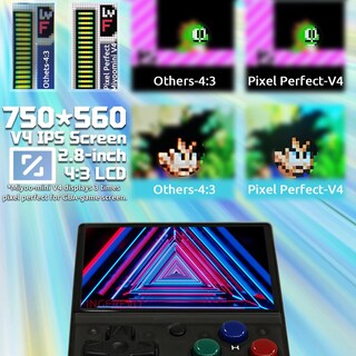 Foto 3 | Foto 3 | Consola De Juegos Portátil Fingerevo Miyoo Mini V4 Con Funda T-black - Venta Internacional.