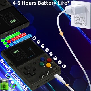 Foto 5 | Foto 5 | Consola De Juegos Portátil Fingerevo Miyoo Mini V4 Con Funda T-black - Venta Internacional.
