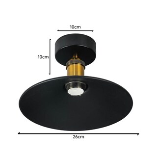 Foto 2 | Foto 2 | Lámpara De Techo Vintage Retro E27 Con Luz Led Decorativa - Venta Internacional.