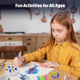 Foto 4 | Foto 4 | Kit De Pintura De Conchas Epump Que Brillan En La Oscuridad Para Niños De 6 A 8 Años - Venta Internacional.