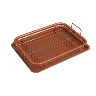 Foto 2 | Foto 2 | Bandeja De Horno De Acero Inoxidable Color Cobre 30 5 X 22 5 X 7 5 Cm - Venta Internacional.