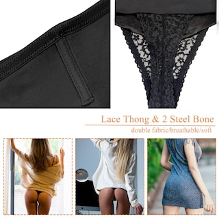 Foto 5 | Foto 5 | Tanga Shapewear Werena Tummy Control High Rise Black Xxl - Venta Internacional.