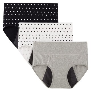 Foto 1 | Foto 1 | Ropa Interior De Época Innersy De Algodón De Cintura Alta Paquete De 3 Unidades Para Mujer - Venta Internacional.