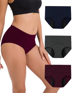 Foto 1 | Foto 1 | Ropa Interior De Época Innersy De Algodón De Cintura Alta Paquete De 3 Unidades Para Mujer - Venta Internacional.