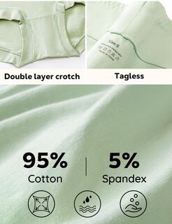 Foto 5 | Foto 5 | Ropa Interior De Algodón Allbase Cintura Alta Cobertura Total 5 Unidades Para Mujer - Venta Internacional.