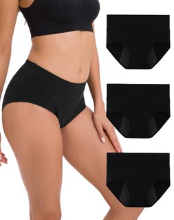 Foto 1 | Foto 1 | Ropa Interior De Época Innersy De Algodón De Cintura Alta Paquete De 3 Unidades Para Mujer - Venta Internacional.