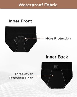 Foto 4 | Foto 4 | Ropa Interior De Época Innersy De Algodón De Cintura Alta Paquete De 3 Unidades Para Mujer - Venta Internacional.