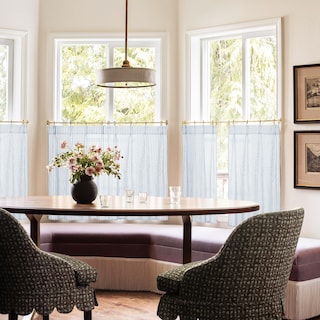 Foto 5 | Foto 5 | Cortinas De Puerta Lino Rosa Dusty Blue Linen  60 X 50 Cm (24 X 20 Pulgadas) - Venta Internacional.