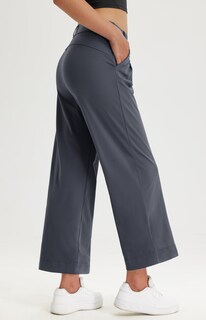 Foto 3 | Foto 3 | Pantalones De Vestir De Pierna Ancha Libin Para Mujer De Cintura Alta Color Gris - Venta Internacional.