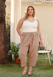 Foto 2 | Foto 2 | Pantalones Harem Carcos Plus Size Summer Khaki Para Mujer - Venta Internacional.
