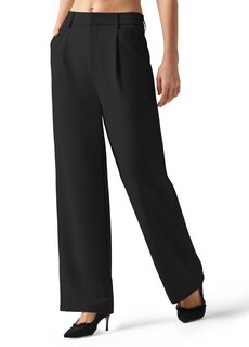 Foto 2 | Foto 2 | Pantalones De Trabajo Willit De Pierna Ancha Y Cintura Alta Para Mujer Color Negro Talla M - Venta Internacional.