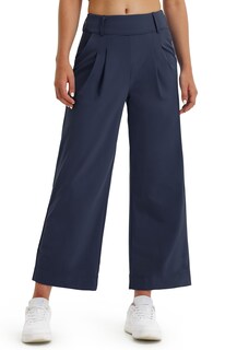 Foto 1 | Foto 1 | Pantalones De Vestir De Pierna Ancha Libin Para Mujer Cintura Alta Color Azul Marino - Venta Internacional.