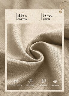 Foto 7 | Foto 7 | Pantalones Estilo Palazzo Cheeryah De Lino Con Pernera Ancha Y Bolsillos Para Mujer - Venta Internacional.