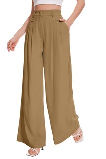 Foto 4 | Foto 4 | Pantalones De Vestir Palazzo De Pierna Ancha Funyyzo Para Mujer - Venta Internacional.