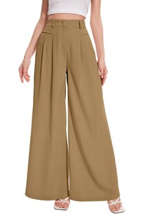 Foto 5 | Foto 5 | Pantalones De Vestir Palazzo De Pierna Ancha Funyyzo Para Mujer - Venta Internacional.