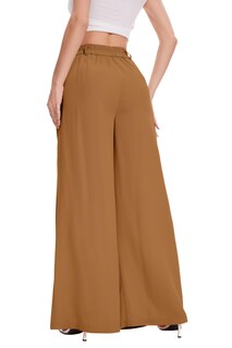 Foto 6 | Foto 6 | Pantalones De Vestir Palazzo De Pierna Ancha Funyyzo Para Mujer - Venta Internacional.