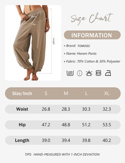 Foto 4 | Foto 4 | Pantalones Harem Tomosc Summer Casual De Algodón Para Mujer  Color Caqui - Venta Internacional.