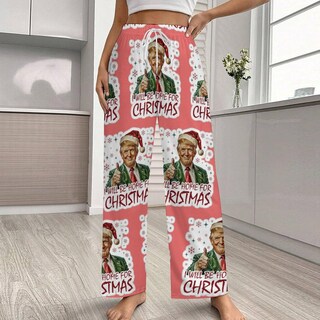 Foto 2 | Foto 2 | Pantalones De Pijama Hongbizi Trump Comfy Lounge Para Mujer - Venta Internacional.