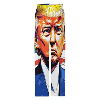 Foto 4 | Foto 4 | Pantalones De Pijama Hongbizi Trump Comfy Lounge Para Mujer - Venta Internacional.