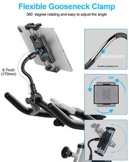 Foto 3 | Foto 3 | Soporte Para Tableta Woleyi Gooseneck Spin Bike Para Ipad Pro 12.9/air/mini - Venta Internacional.