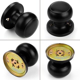 Foto 4 | Foto 4 | Pomo De Puerta Probrico Con Forma De Bola Única Color Negro Paquete De 8 - Venta Internacional.
