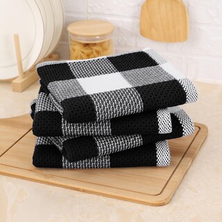 Foto 7 | Foto 7 | Toallas De Cocina Mordimy Waffle Weave 100% Algodón Paquete De 12 - Venta Internacional.