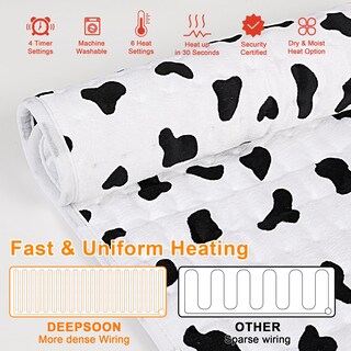Foto 5 | Foto 5 | Almohadilla Térmica Deepsoon Electric Para Espalda Cuello Y Abdomen 30 X 60 Cm - Venta Internacional.