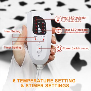 Foto 6 | Foto 6 | Almohadilla Térmica Deepsoon Electric Para Espalda Cuello Y Abdomen 30 X 60 Cm - Venta Internacional.