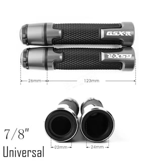 Foto 6 | Foto 6 | Empuñaduras De Manillar De Moto Universales De 22 Mm Para Suzuki Gsxr - Venta Internacional.