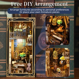 Foto 4 | Foto 4 | Kit De Cuadernos En Miniatura Para Casa De Muñecas Para Hacer Tú Mismo Cuaderno Cccdf Con Led - Venta Internacional.