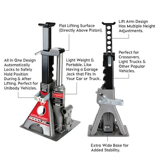Foto 3 | Foto 3 | Combinación Hidráulica Para Botellas Jack/jackstand Powerbuilt De 2 Toneladas - Venta Internacional.