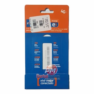 Foto 3 | Foto 3 | Tarjeta Con Chip Prepago Entel Easy Plan 1gb 30 Min 7 Días - Venta Internacional.