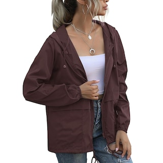 Foto 1 | Foto 1 | Chubasquero Pension Impermeable Y Ligero Color Café Para Mujer - Venta Internacional.