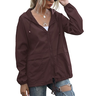 Foto 2 | Foto 2 | Chubasquero Pension Impermeable Y Ligero Color Café Para Mujer - Venta Internacional.