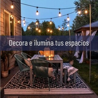 Foto 3 | Foto 3 | Guirnalda Current Impermeable Extensible 10 M Con 10 Bombillas - Venta Internacional.