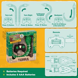 Foto 4 | Foto 4 | Control Remoto Electrónico Snake Toy Terra De Battat 6+ - Venta Internacional.