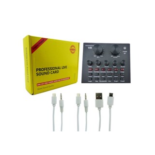 Foto 2 | Foto 2 | Tarjeta De Sonido Voice Effects V8 Con Botones De Control Y Conector Usb - Venta Internacional.