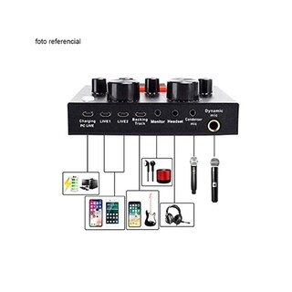 Foto 3 | Foto 3 | Tarjeta De Sonido Voice Effects V8 Con Botones De Control Y Conector Usb - Venta Internacional.