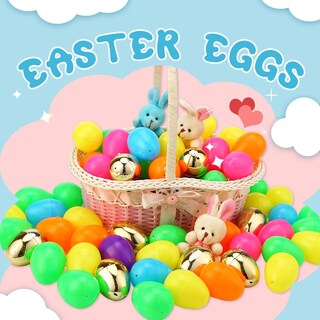 Foto 2 | Foto 2 | Huevos De Pascua Abakuku 300 Unidades Varios Colores Plástico - Venta Internacional.