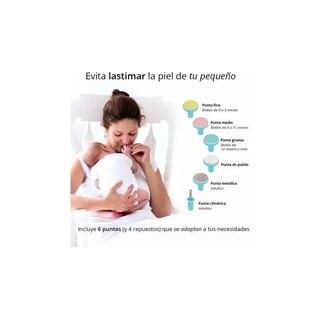 Foto 5 | Foto 5 | Cortadora De Uñas Eléctrica Para Bebés Short Nails Baby Lime - Venta Internacional.
