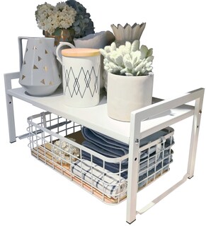 Foto 1 | Foto 1 | Armario Organizador Extensible Con Estantes Urhomey Plus Color Blanco - Venta Internacional.