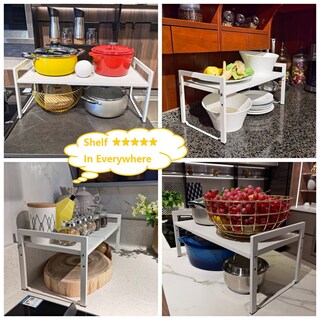 Foto 3 | Foto 3 | Armario Organizador Extensible Con Estantes Urhomey Plus Color Blanco - Venta Internacional.