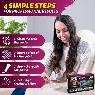 Foto 4 | Foto 4 | Kit De Reparación Para El Cuidado Del Cuero Coconix Pro Brown Leather & Vinyl - Venta Internacional.