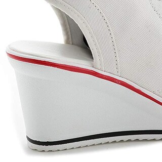 Foto 2 | Foto 2 | Sandalias Allinnine Topic Para Mujer Tobillos Abiertos Forma Plana Cuña - Venta Internacional.