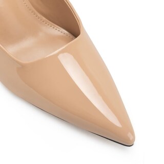 Foto 4 | Foto 4 | Zapatos De Tacón Con Tacón Diseño Elegante Diseño De Gatito Para Mujer Color Nude Slingback 6 Cm - Venta Internacional.
