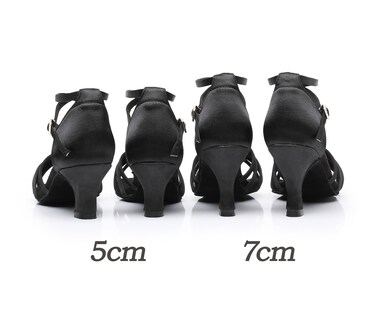 Foto 5 | Foto 5 | Zapatos De Baile Rosefinch Para Mujer Salón De Baile Latino Salsa Color Negro - Venta Internacional.