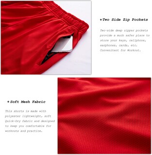 Foto 4 | Foto 4 | Pantalones Cortos De Entrenamiento Para Correr G Gradual Para Hombre Color Rojo Talla S - Venta Internacional.